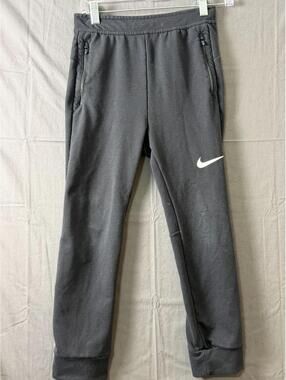 Nike Dri‑Fit Sweatpants Kids Black Zip Pocket Joggers